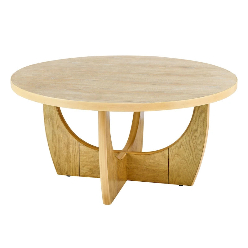 Kwadratowy stolik kawowy w stylu mid-century modern z blatem o usłojeniu drewna jesionowego