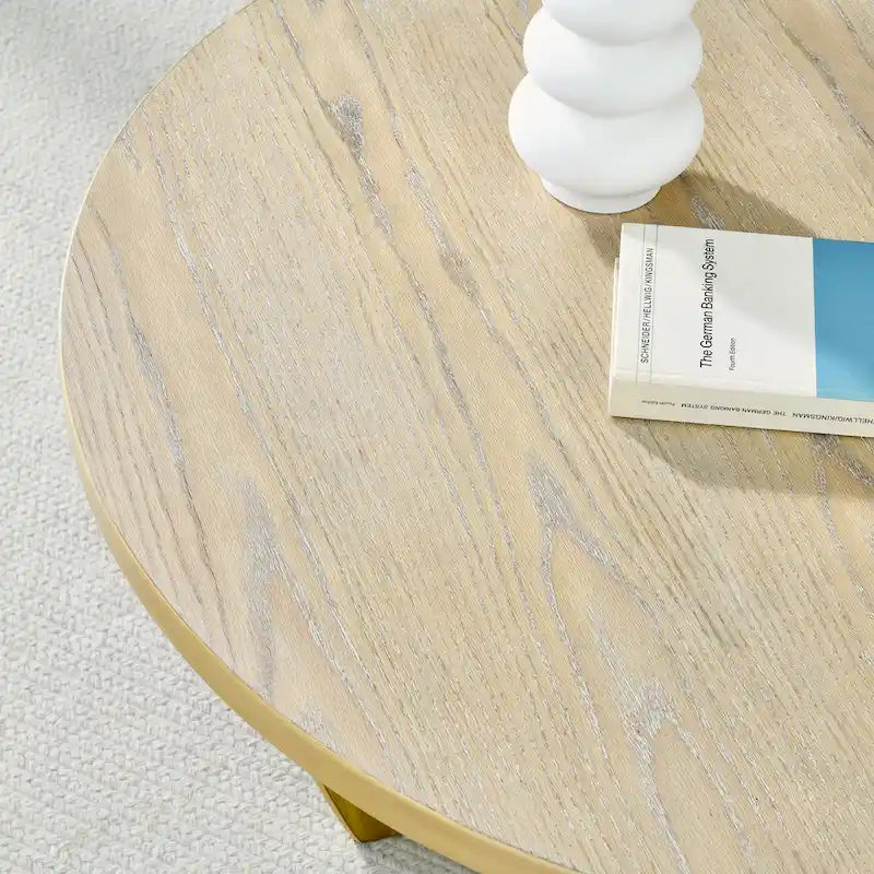 Quadratischer Couchtisch im Mid-Century-Stil mit Oberfläche in Eschenholzoptik