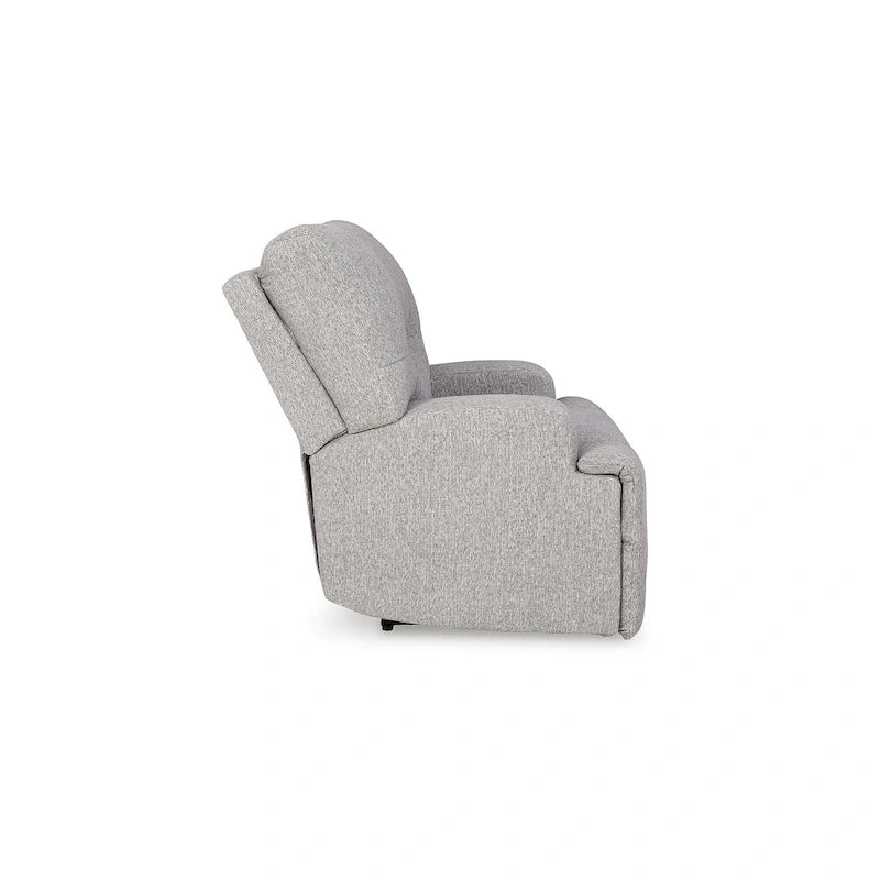 Wide Seat Power Recliner with Adjustable Headrest and USB Port
