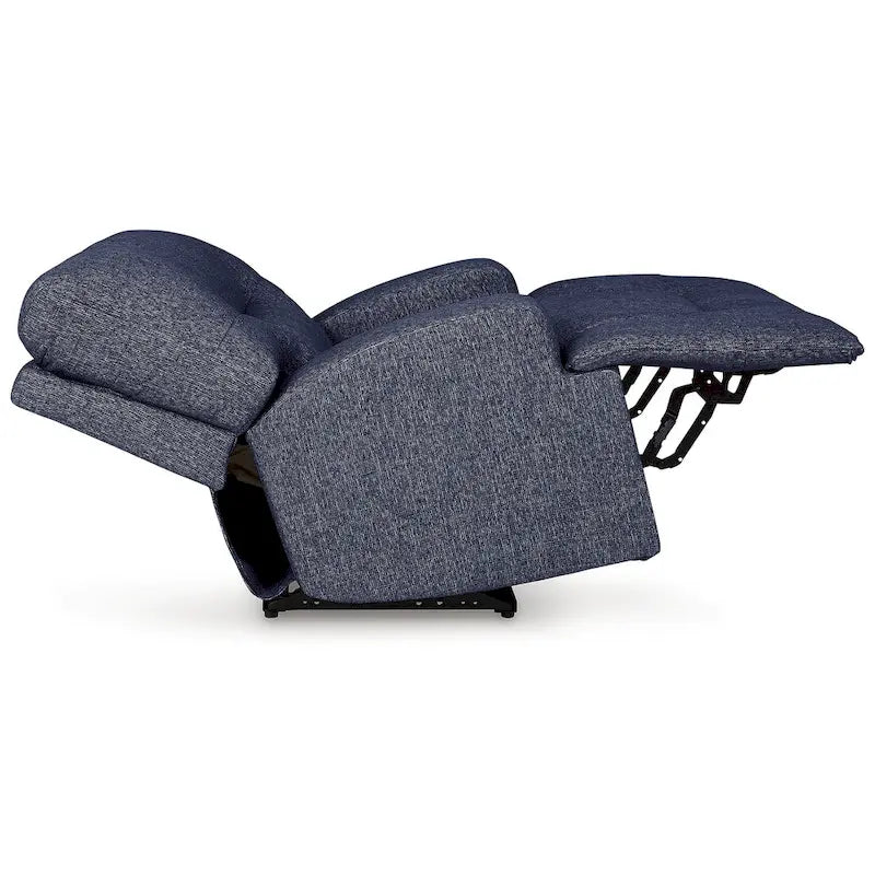 Wide Seat Power Recliner with Adjustable Headrest and USB Port