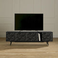 71-Inch Modern TV Stand with Touch-Open Doors and Cable Management