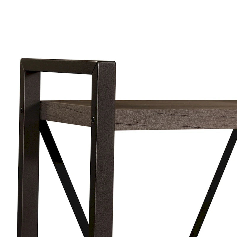 Floating Shelf Pier Unit with X-Back Accent