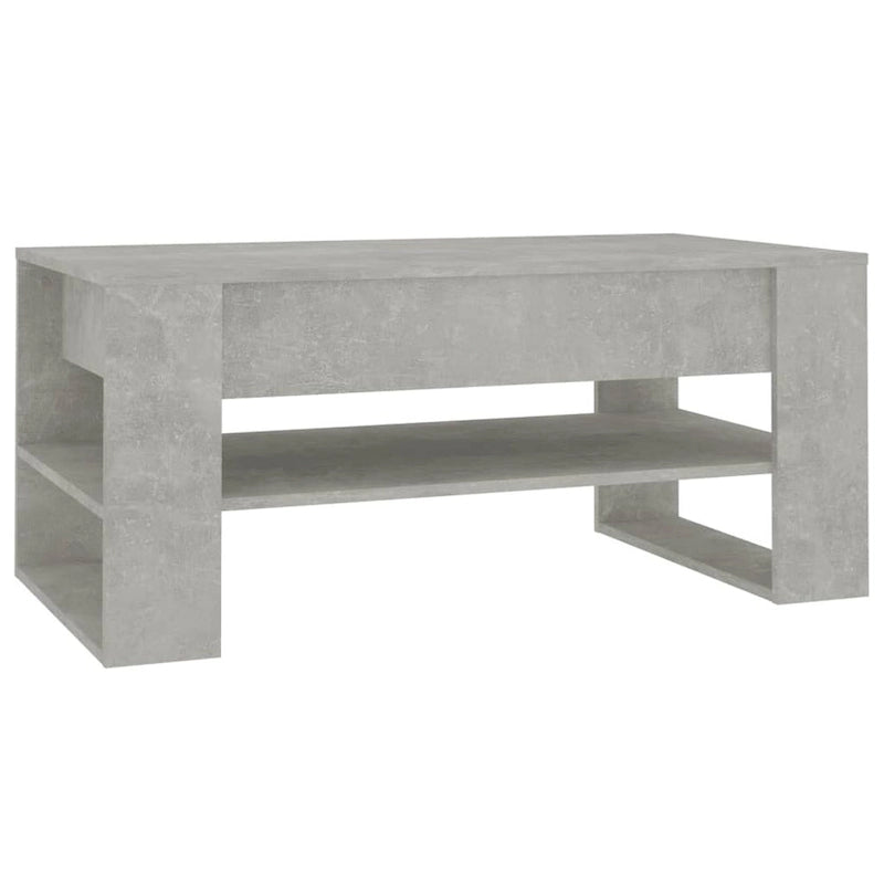 Tavolino da salotto moderno con ripiano portaoggetti