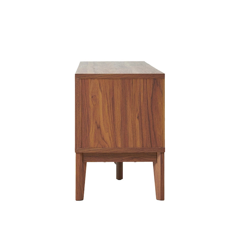 58" Sliding Door TV Stand with Storage – Fits TVs up to 65"