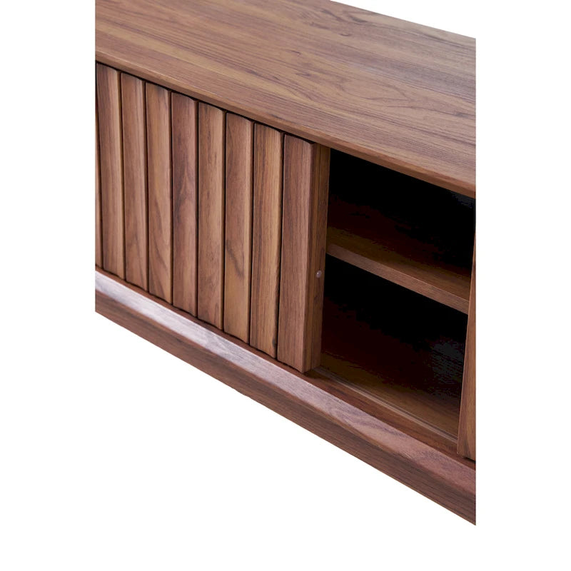 58" Sliding Door TV Stand with Storage – Fits TVs up to 65"