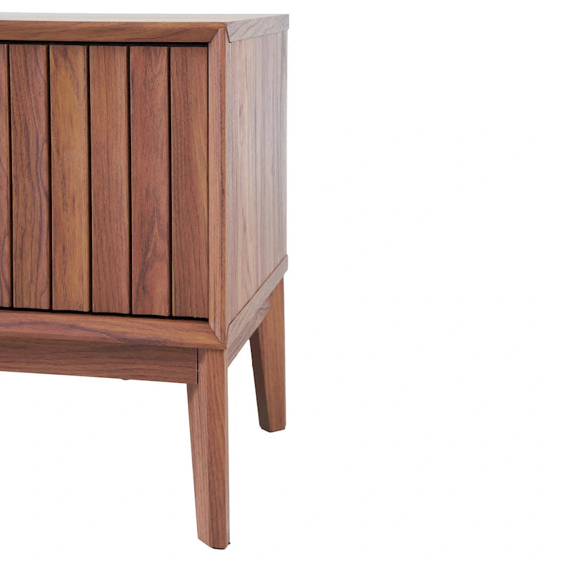 58" Sliding Door TV Stand with Storage – Fits TVs up to 65"