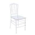 Modern Acrylic Dining Side Chair with Windsor Back