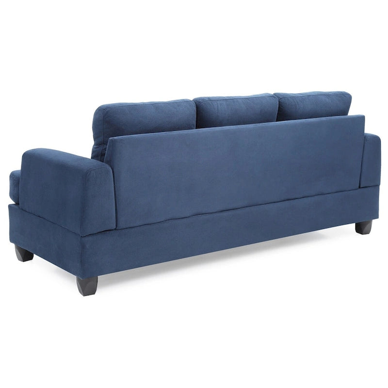 Kompaktes Sofa mit Steppung – Marineblau