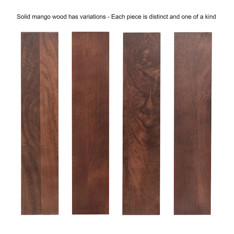 Oval Wood Coffee Table with Tapered Legs