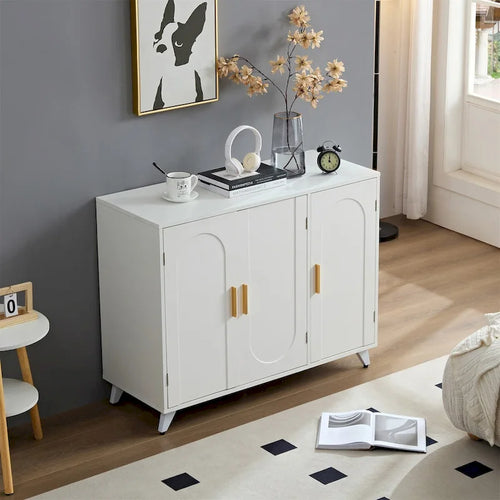 Credenza a buffet con 3 ante e ripiani regolabili