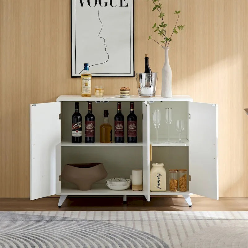 Credenza a buffet con 3 ante e ripiani regolabili